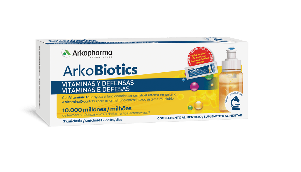 ARKOBIOTICS Vitaminas e Defesas Adultos 7 x 10ml