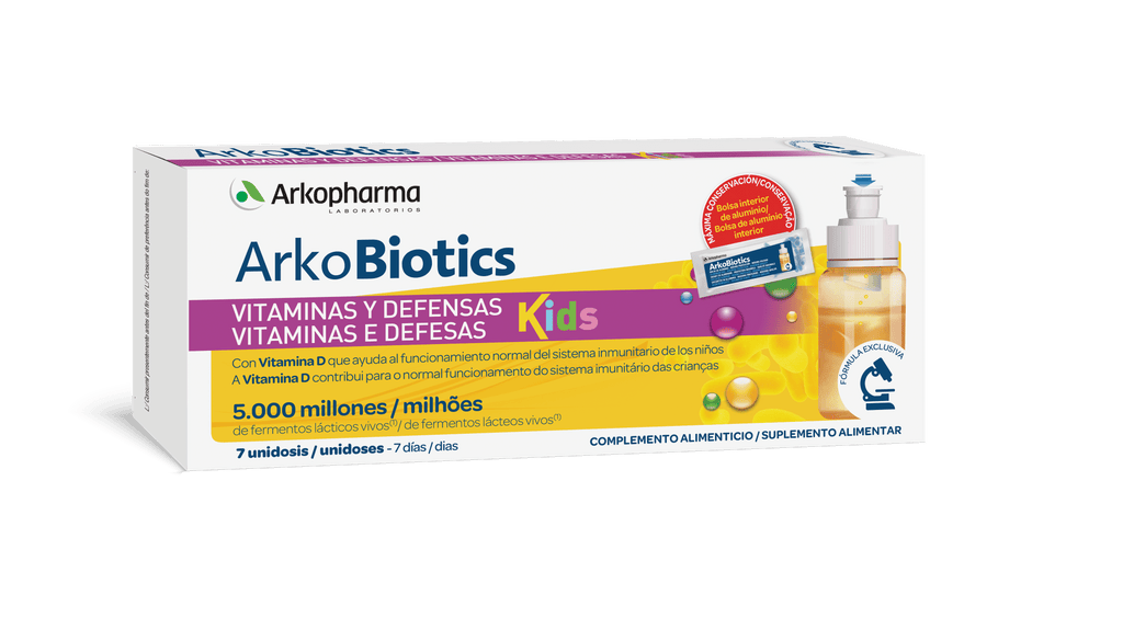 ARKOBIOTICS Vitaminas e Defesas Kids 7 x 10ml