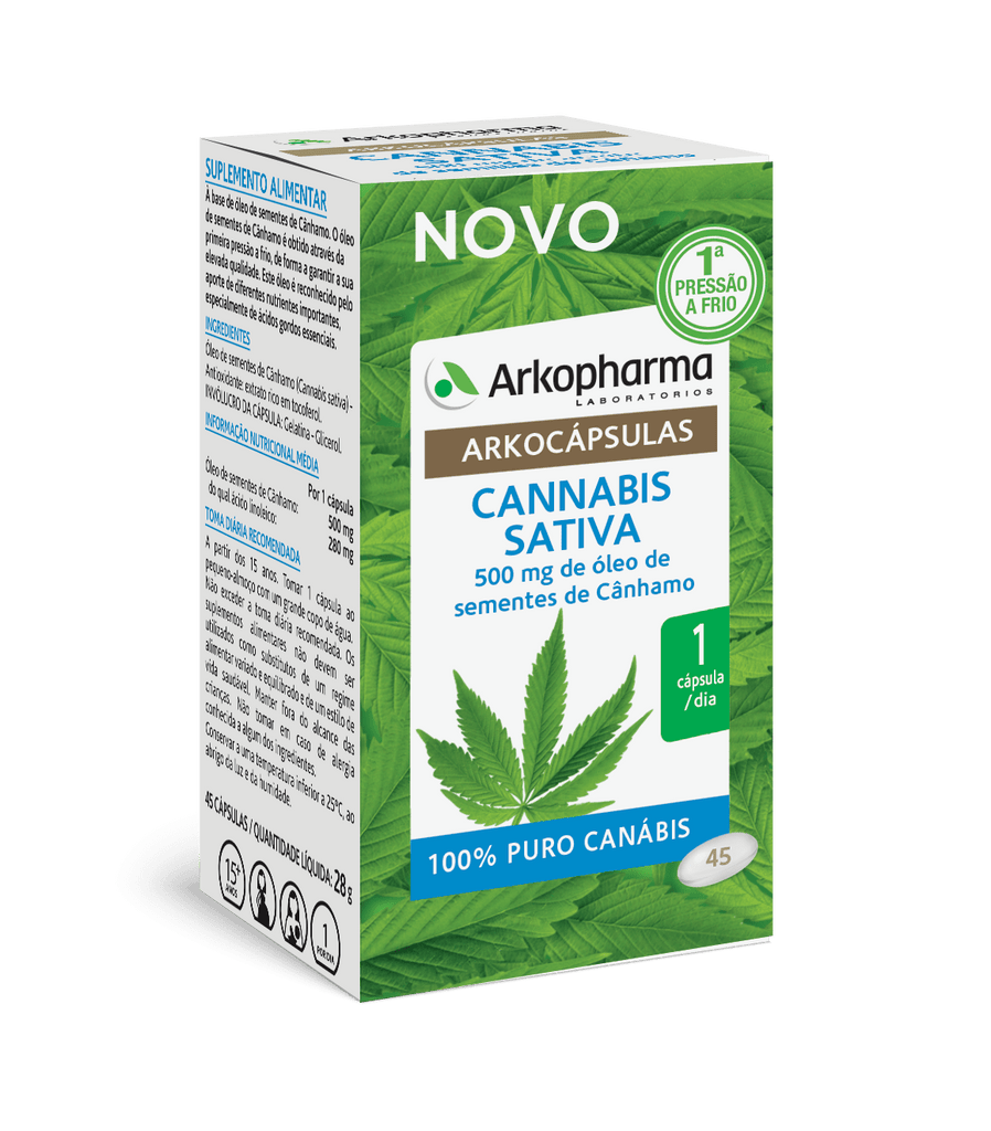 Arkocápsulas Cannabis Sativa Cápsulas X45