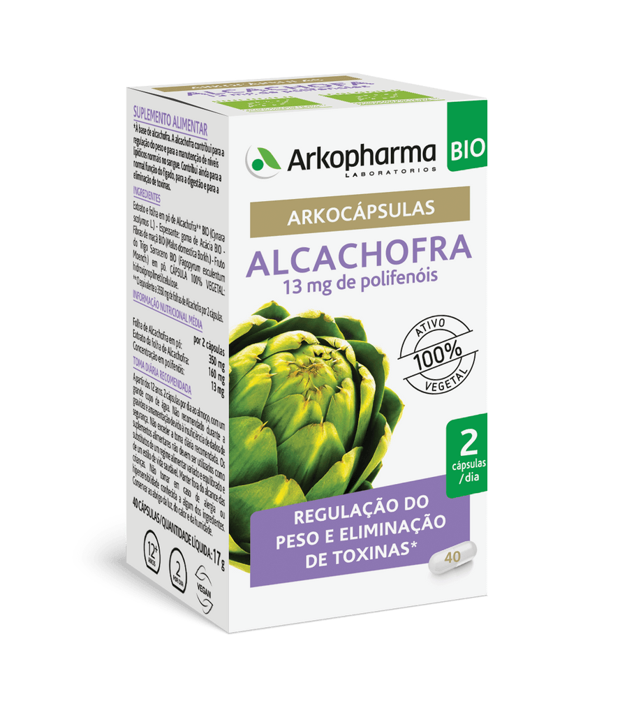 Arkopharma Alcachofra Bio 40 Cápsulas