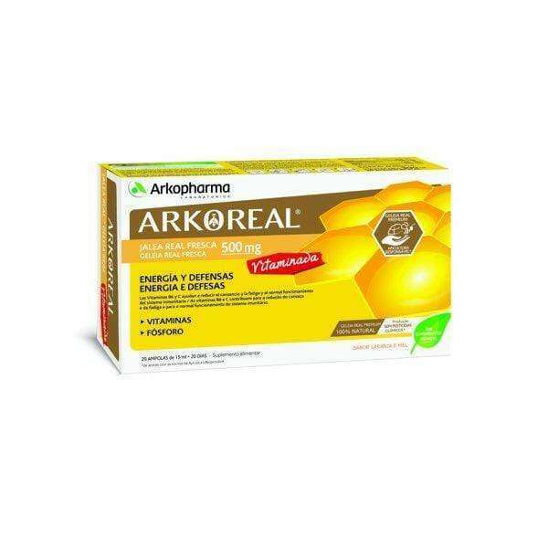 Arkoreal Geleia Real Real Vitaminada 20 Ampolas