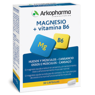 Arkomag Magnésio B6 30 Cápsulas