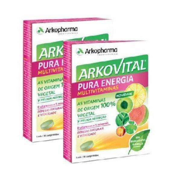 Arkovital Pura Energia Duo Comprimidos 2 x 30 Comprimidos Com Desconto De 40% Na 2ª Embalagem
