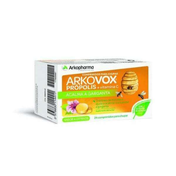 Arkovox Propolis+ Vit C Citrinos Comp X 24 Comprimidos Orodispersíveis