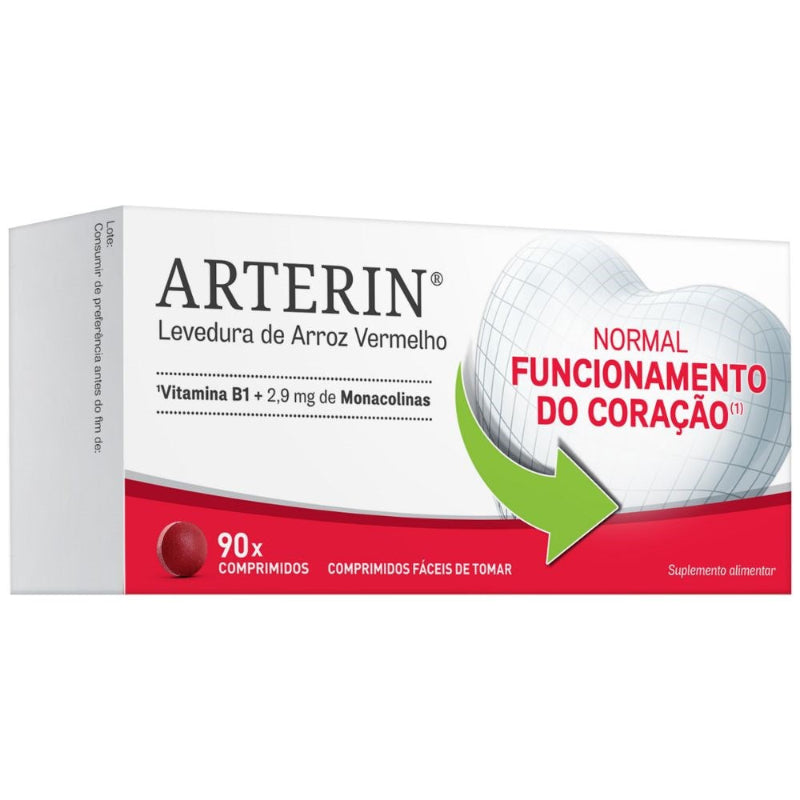 Arterin Levedura De Arroz Vermelho 2,9mg 90 comprimidos