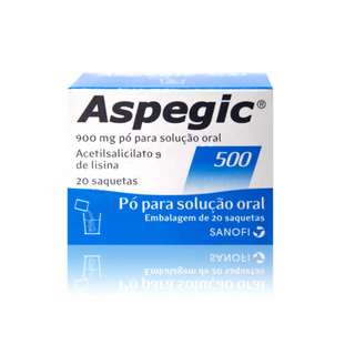 Aspegic 500, 900 Mg 20 saquetas orais