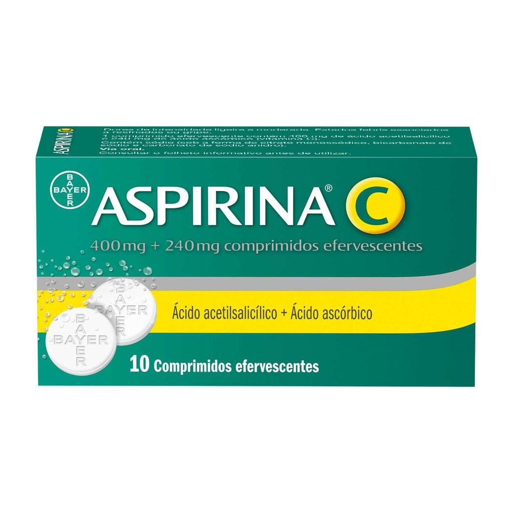 Aspirina C 400/240 Mg -  10 Comprimidos Efervescentes
