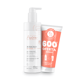 Avène Xeracalm Nutrition Duo Leite Hidratante 400ml + Oferta 200ml