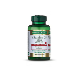 Nature's Bounty Vitamina D3 100 Comprimidos