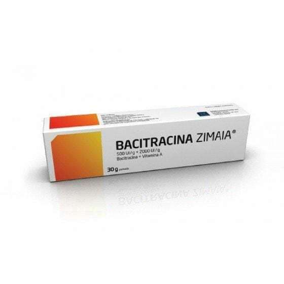Bacitracina Zimaia (10G), 500/2000 Ui/g x 1 Pomada