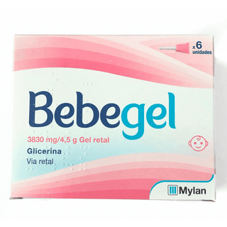 Bebegel 3830mg/4,5g - 6 Bisnagas de Gel Rectal