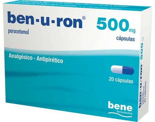 Ben-U-Ron 500 Mg 20 Cápsulas