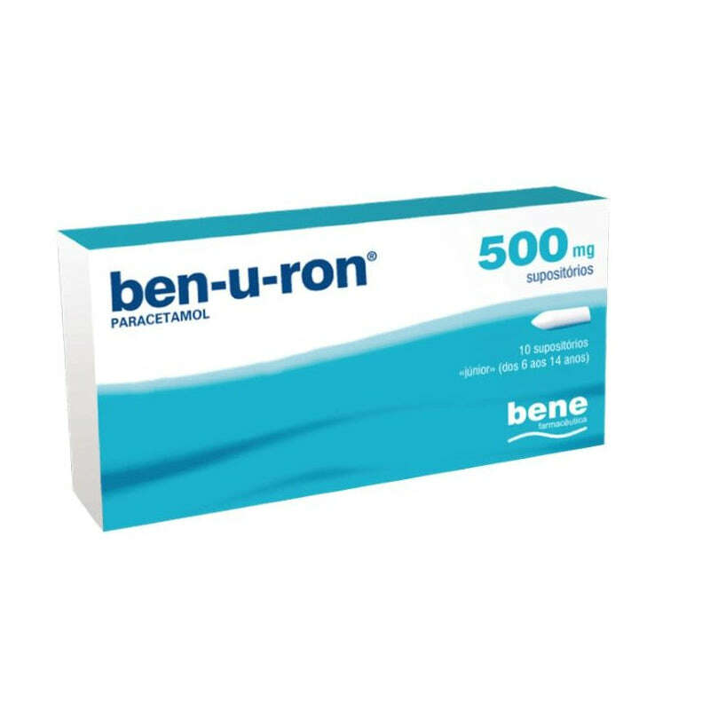 Ben-U-Ron 500mg - 10 Supositórios