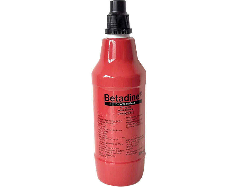 Betadine 40 Mg/ml 500ml espuma cutânea