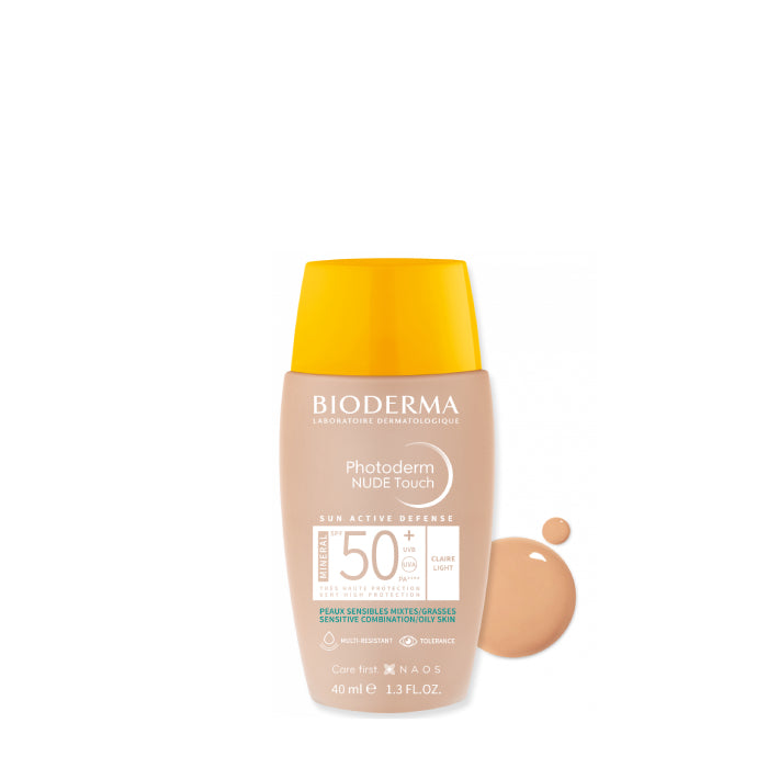 Bioderma Photoderm Nude Touch SPF50+ Claro 40ml