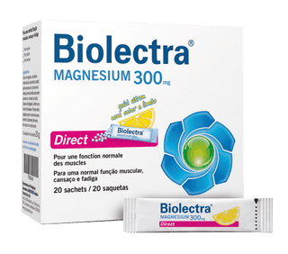 Biolectra Magnésio 300mg Direct 20 Saquetas