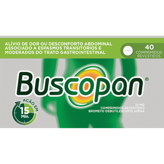 Buscopan 10mg 40 Comprimidos Revestidos