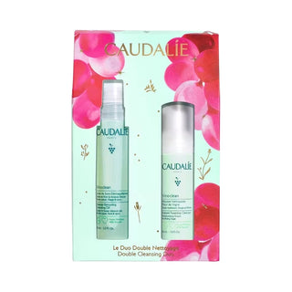 Caudalie Vinoclean Coffret Limpeza Dupla Óleo Desmaquilhante 75ml + Espuma Limpeza 50ml