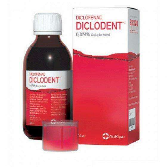 Diclodent, 0,74Mg/ml-200ml x 1 Solução Bucal Frasco