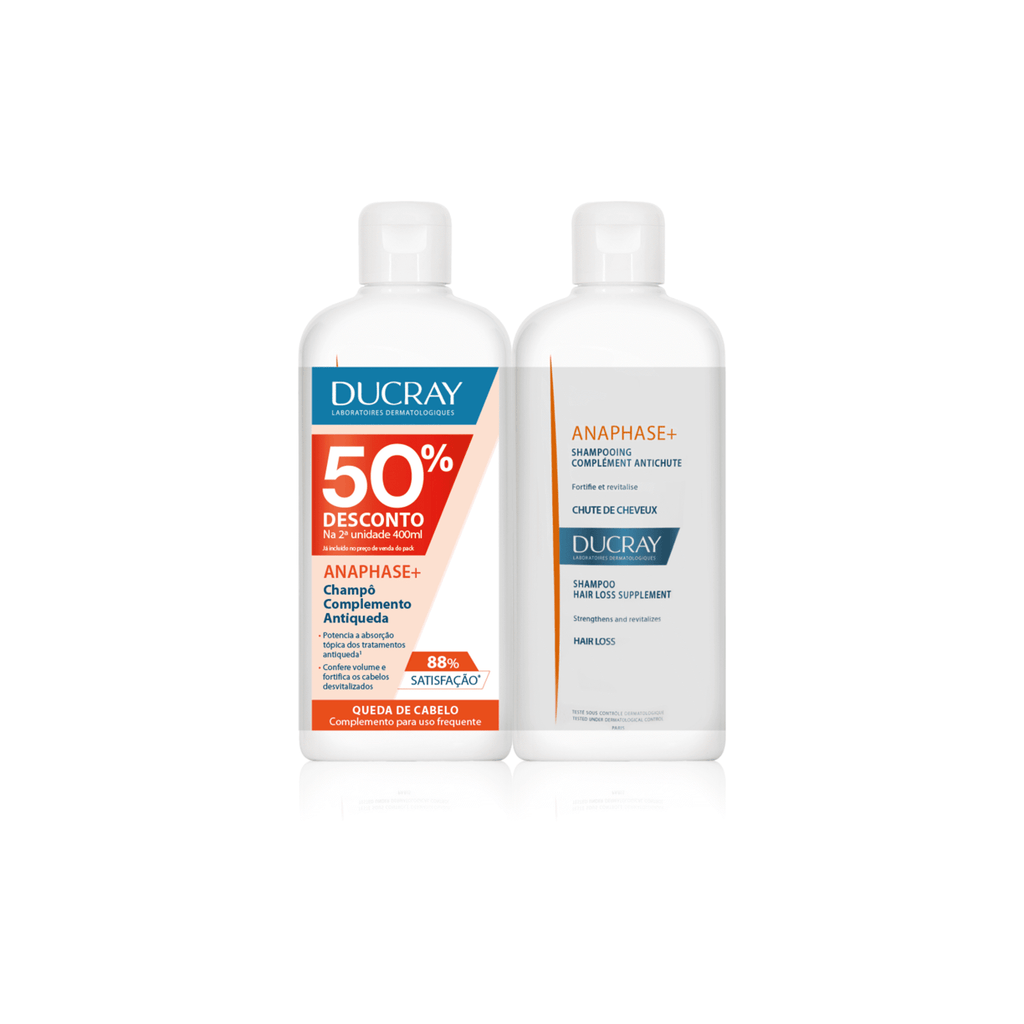 Ducray Anaphase+ Champô Complemento Antiqueda Pack 2x400ml