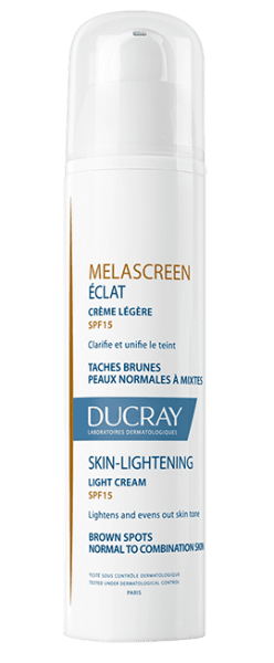 Ducray Melascreen Creme Ligeiro Despigmentante e Iluminador FPS15 30ml