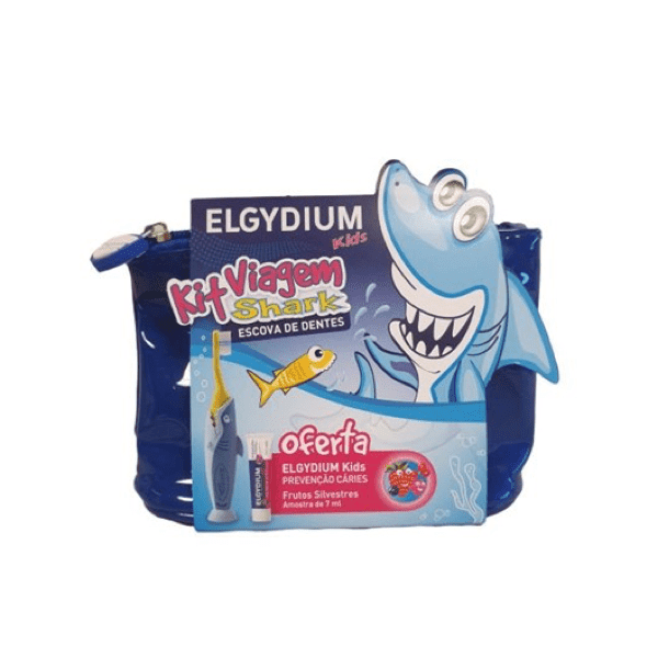 Elgydium Kids Kit Viagem+Esc Shark