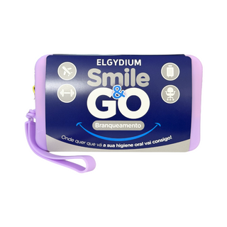 Elgydium Smile & Go Kit de Viagem Branqueamento Lilás