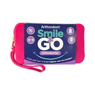 Elgydium Smile & Go Kit Viagem Ortodôntico Rosa