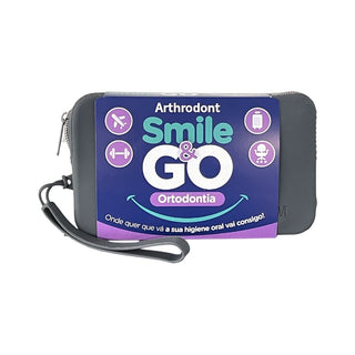 Elgydium Smile & Go Kit Viagem Ortodôntico Cinzento