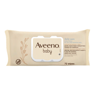 Aveeno Baby Daily Care Toalhitas 72 unidades