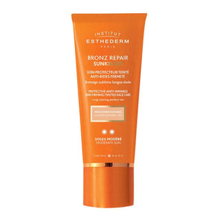 Esthederm Solaire Bronze Repair Sunkissed Moderado Creme Com Cor 50ml