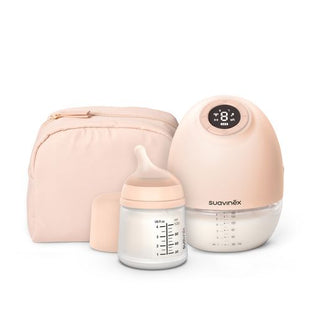 Suavinex Extrator de Leite Mãos Livres Portátil + Biberão Anticólicas 120ml