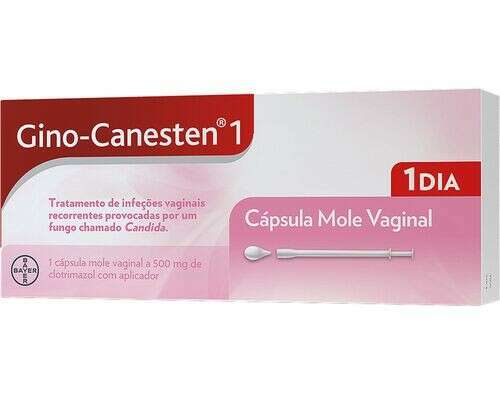 Gino-Canesten 500 Mg 1 Cápsula Mole Vaginal
