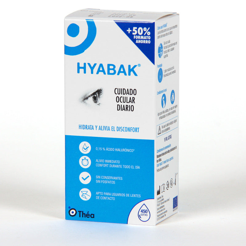 Hyabak Solución Hipotónica para Lentes y Ojos 10ml