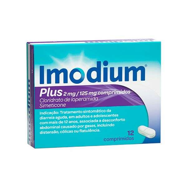 Imodium Plus 2/125mg 12 Comprimidos