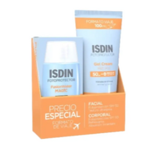 ISDIN Fotoprotetor Fusion Water Spf50 50ml + Gel Creme Spf50 100ml