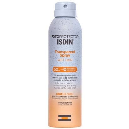 Isdin Fotoprotector Spray Transparente Wet Skin SPF50 250ml