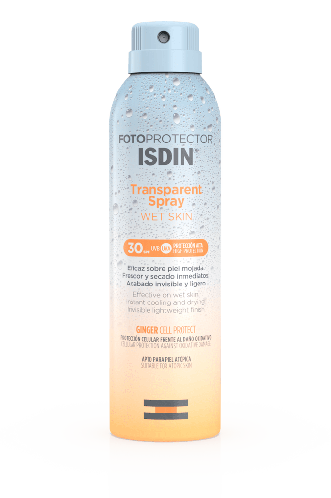 Isdin Fotoprotetor Spray Transparente Wet Skin FPS30 250ml