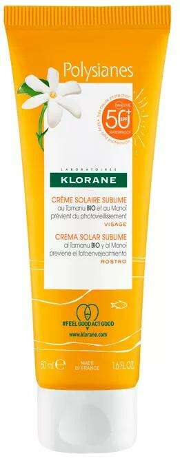 Klorane Solar Creme Sublime Rosto SPF50+ 50ml