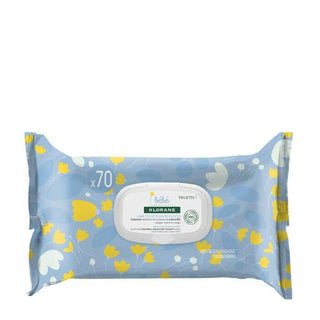 Klorane Trio Toalhitas de Limpeza Suave 70 unidades