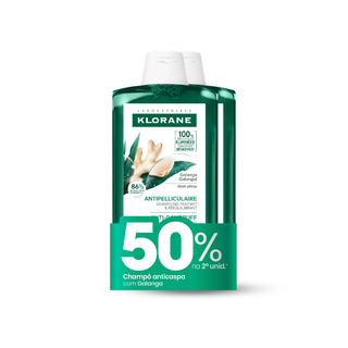Klorane Capilar Galanga Champô Reequilibrante Anti-caspa 400ml - Pack Duo