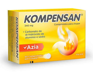 Kompensan 340mg 60 Comprimidos Mastigáveis