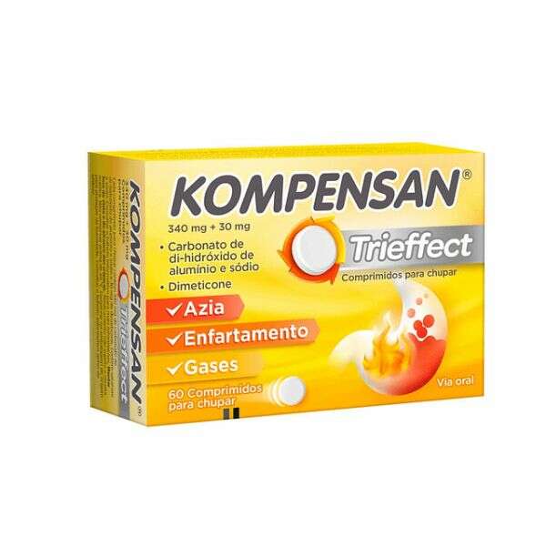 Kompensan Trieffect 60 Comprimidos Mastigáveis