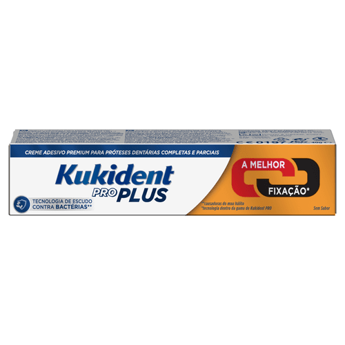 Kukident Pro Creme Dupla Ação Protese 40G