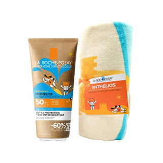 La Roche-Posay Pack Anthelios Dermo-Pediatrics Loção Wet Skin 200ml + Oferta Poncho Infantil