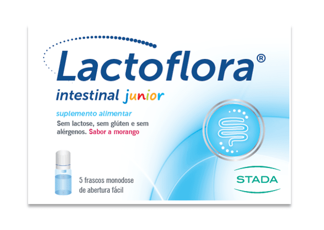 Lactoflora Intestinal Junior Sabor a Morango 7,5ml 5 Monodoses