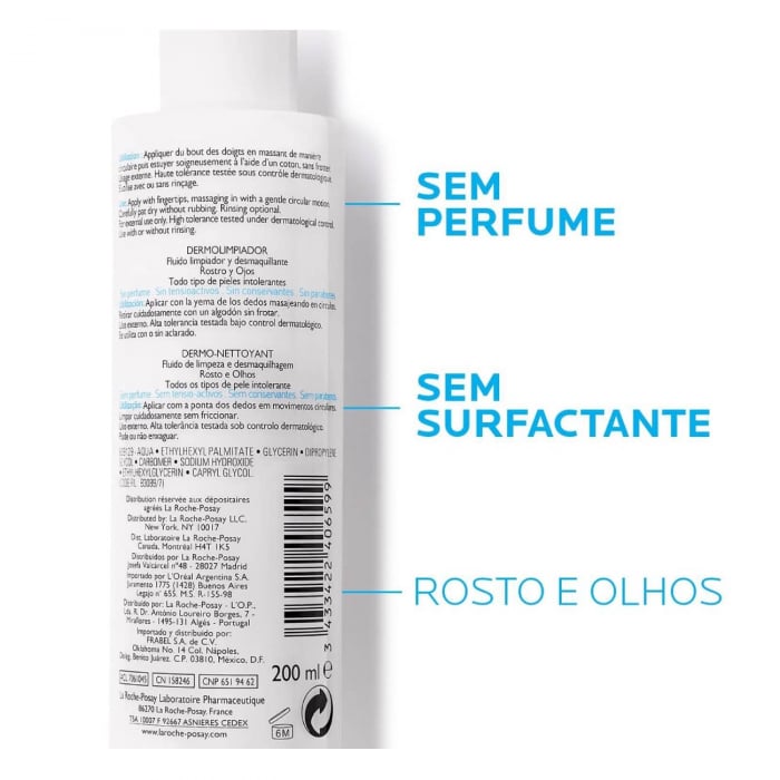 La Roche-Posay Toleriane Fluido Dermo-Nettoyant 400ml