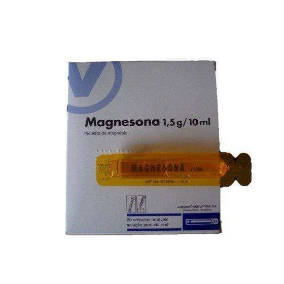 Magnesona, 1500 Mg/10ml x 20 Solução Oral Ampolas