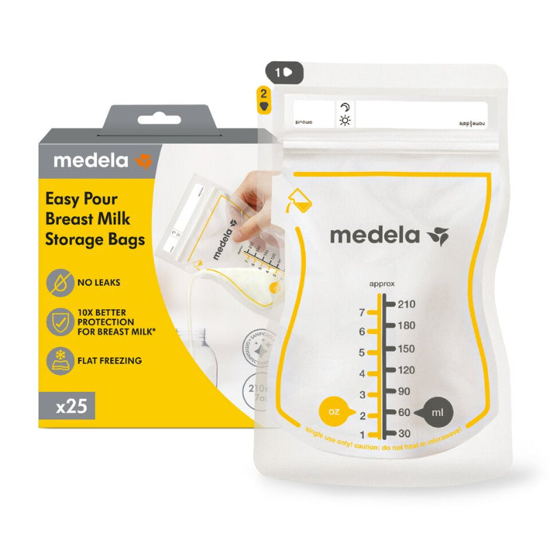 Medela Easy Pour Saco Conservação Leite 25 unidades