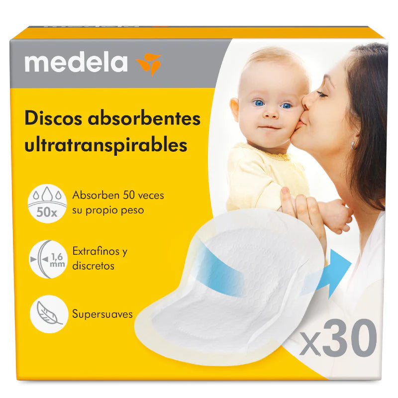 Medela Protetores de Seios Ultra Respiráveis 30 unidades